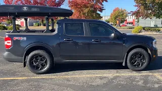 Ford Maverick Adding Larger All-Terrian Tires to a 2022 XLT FX4 4K