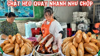 🟢”Đẳng cấp” LYLY Chặt heo quay nhanh như chớp là có thật