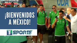 Reciben al Real Betis al estilo mexicano: con música de mariachi!