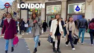London Walk 🇬🇧 OXFORD STREET Selfridges to Tottenham Court Road Station | Walking tour | 4K HDR walk