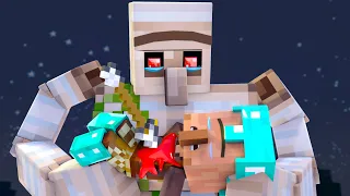 The minecraft life | Iron Friend |  VERY SAD STORY 😥 | Minecraft animation