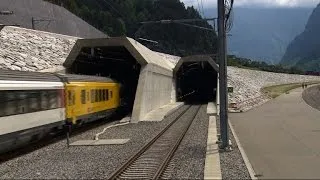 The world's longest tunnel opens in Switzerland