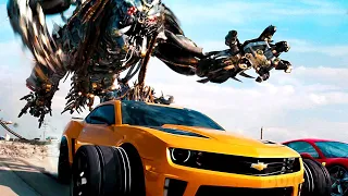 Autobots VS Decepticons en la autopista | Transformers: El lado oscuro de la luna | Clip en Español