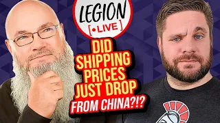 Did China's High Shipping Prices Just DROP?! - Shipping Crisis Explained | Legion LIVE