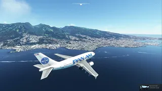 Inibuilds A310 visual approach at Tahiti NTAA