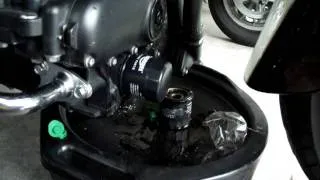 Oil Change On a Triumph Rocket III Part 7