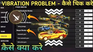 Free Fire Max Vibration Setting Kaise Thik Kare | Free Fire Vibration Settings | Free Fire Vibration