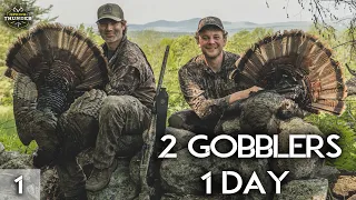 Two Gobblers in One Day | Turkey Season Kickoff | Realtree's Spring Thunder