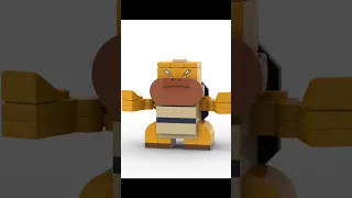 LEGO Sumo Bro Satisfying Building Animation #lego #supermariomovie #peaches #jackblack #shorts