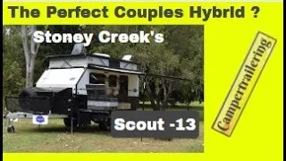 New Scout 13 - The Perfect Couples' Hybrid Camper For Any Adventure!