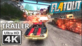 FlatOut 4 : Total Insanity Steam Release Trailer 4K (PC,PS4 Pro,Xbox One)