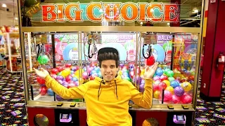 I Played EVERY Claw Machine at the Arcade!