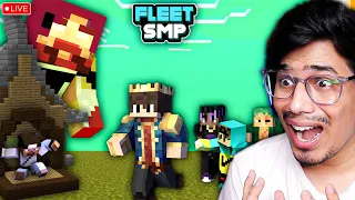 My Friend Died | Dark Day In Fleet SMP 😱 Minecraft Live