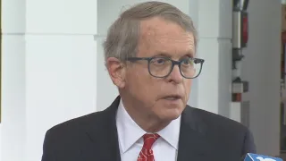 Gov. Mike DeWine at Ohio State vaccination site