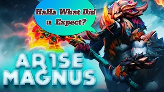 Ar1se - God Magnus Unreal Plays And Mirana Pos 4 Solo Carry Game Dota 2 Highlights!