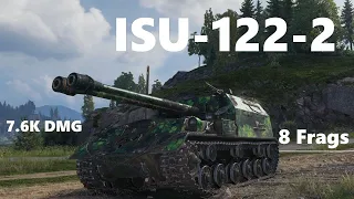 ISU-122-2 7.6K DMG 8 Frags - world of tanks complete 4K