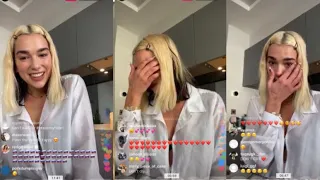 Dua Lipa cries during Insta live l 23.03.2020