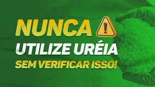 NUNCA utilize uréia  sem verificar isso!