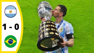 Argentina vs Brazil 1 - 0 Final Copa America 2021 Quality 1080