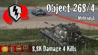 Object 268 Version 4  |  8,8K Damage 4 Kills  |  WoT Blitz Replays