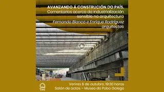 Charla “Avanzando á construción do pais”