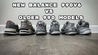 New Balance 990v6 vs. Older 990 Models