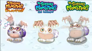 DOF VS TLL VS MSM - Blabbit - Seasonal Monsters Comparison ~ My Singing Monster