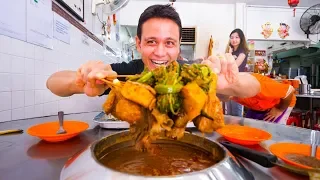 Malaysian Food in Melaka 🇲🇾 SPECIAL SATAY + Asam Pedas and Chicken Rice Balls | Malacca, Malaysia!