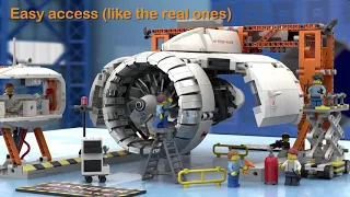LEGO aircraft engine in minifig. scale & working