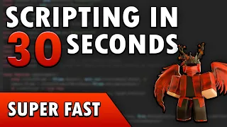 30 Seconds Scripting Roblox Studio: Variables & Functions