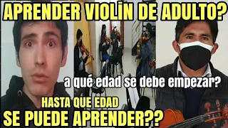 A qué edad se debe empezar con el Violín? se puede aprender violin de adulto? Reactivación Cultural!