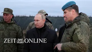 Russland: Wladimir Putin besucht mobilisierte Truppen