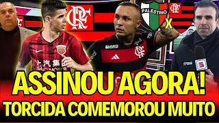 FECHOU NESSA SEGUNDA! OSCAR NO FLAMENGO! PALESTINO x FLAMENGO! NOTICIAS DO FLAMENGO! flazoeiro