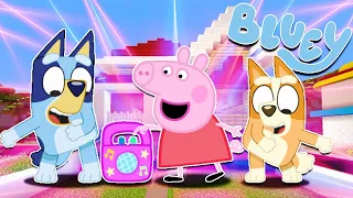 BLUEY BINGO Y PEPPA PIG se van DE FIESTA | Las Aventuras de BLUEY en Minecraft!