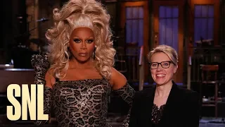 RuPaul Reveals Her Beauty Secrets to Kate McKinnon - SNL