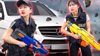 Top 5 best Police Patrol SEAL X Warriors Nerf Guns Fight Criminal Alibaba Captain Rescue HẠT TIÊU