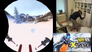 Extreme Skiing VR gameplay HTC Vive first impressions. Great Ski game in Virtual Reality!