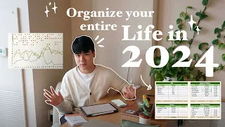 ✨how I organize my entire life in 2024✨ // academic planning, personal life, budgeting, adulting