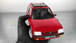 Reviving a Legend: Norev 1:18 Peugeot 205 GTI (1991) Diecast Model Review