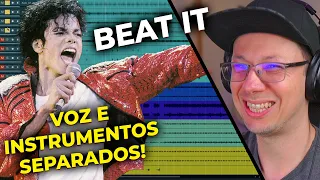 Beat It do Michael Jackson | Mix Aberta e Pistas Individuais #17 (Análise)