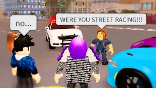 He Wanted To Street Race.. But This Cop Was NOT HAPPY! (Roblox)