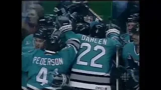 Sharks & Flames (1995 playoffs, Games 5-6-7 highlights)