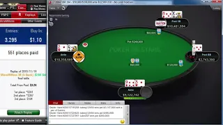 Replay |"Vkusnyaw" Final table PokerStars MicroMillions 38: $1.10 NLHE 4-Max, 3-Stack Nov 14, 2019