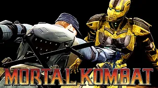 Mortal Kombat 9 l Stryker "Have A Blast" Fatality Performed on all Characters