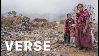 How this family survives on a plastic trash dump hidden below a volcano in Guatemala.