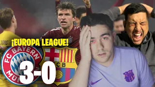 REACCIONANDO al BAYERN 3-0 BARÇA *ELIMINADOS DE CHAMPIONS* 😭