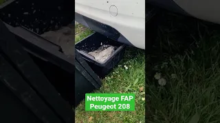 FAP ultra encrassé Peugeot 208 - Nettoyage Mousse Chimique