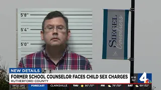 Former school counselor faces child sex charges