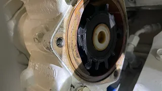 Changing impeller on Cummins diesel 6BTA