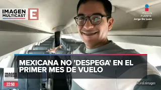 Avión de Mexicana vuela con un 1 pasajero de Acapulco al AIFA